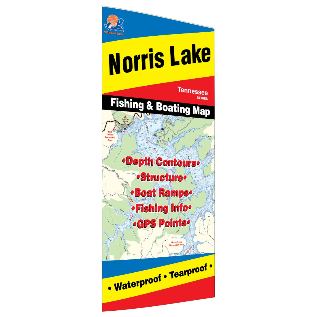 Norris Lake Fishing Map MAD MAPS norris-lake-fishing-map-mad-maps