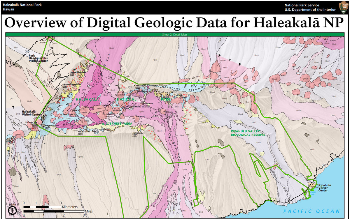 Haleakalā National Park Map – MAD MAPS