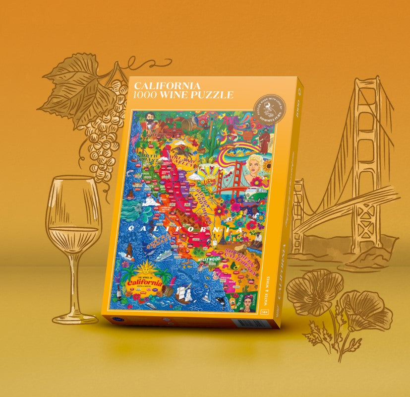 Wine Puzzle - California – MAD MAPS