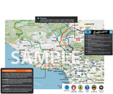 New England: 33 Scenic Road Trips on One Map