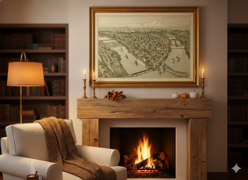 From Adventure to Aesthetic: How to Use Maps to Create a Cozy Fall Nook