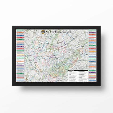 Wall Maps - Rides of a Lifetime