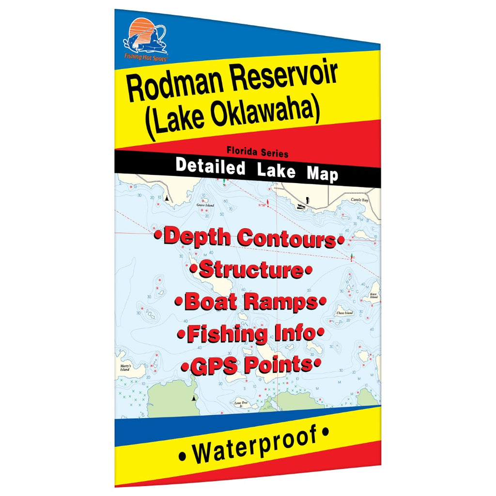 Rodman Boat Ramps Rodman Reservoir Fishing Map – MAD MAPS