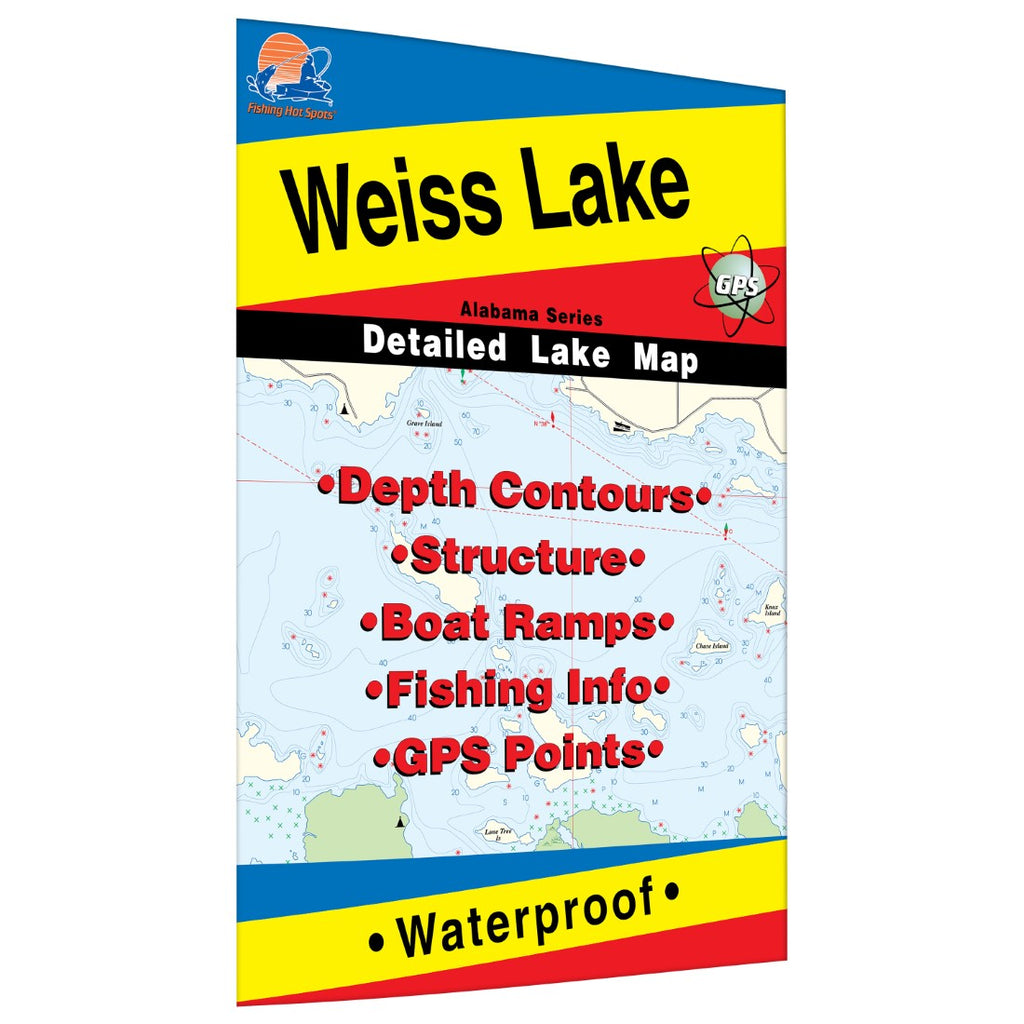 Weiss Map Weiss Lake Fishing Map – MAD MAPS