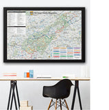 Wall Map - Smoky Mountains