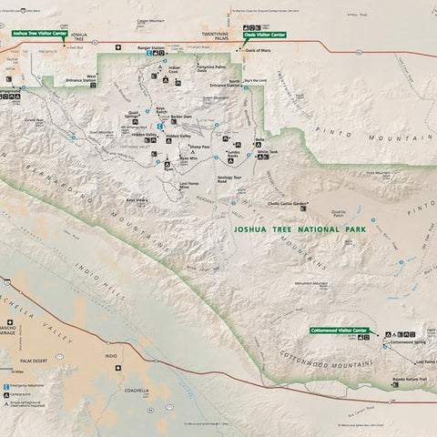 Joshua Tree National Park Map