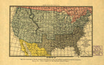 Civil War - Union and Confederate geographical divisions and departments, June 30, 1861.