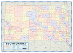 South Dakota Counties Wall Map