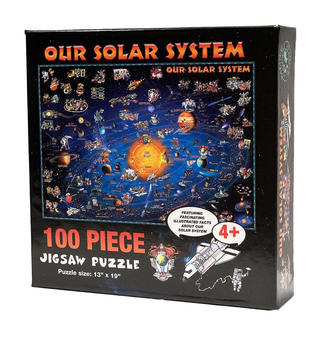 Our Solar System 100 Piece Puzzle MAD MAPS