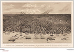 Detroit Antique Wall Map
