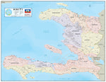 Haiti Earthquake Epicenter Wall Map