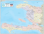 Haiti Wall Map