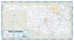Oklahoma Highway Wall Map