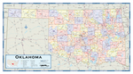 Oklahoma Counties Wall Map