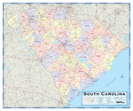 South Carolina Counties Wall Map