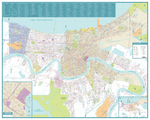 New Orleans Streets and Downtown Map