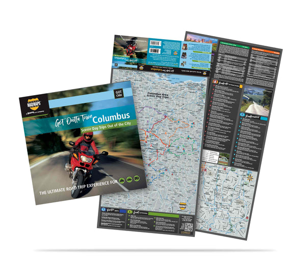 MAD Maps - GOTCMH1 - Get Outta Town Scenic Road Trips Map