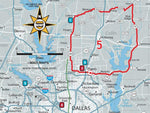 GOTDFW1 - Scenic Road Trips Map - Dallas - MAD Maps