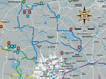 GOTSAT1 - Scenic Road Trips Map - San Antonio - MAD Maps