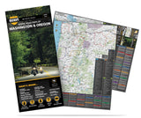Washington and Oregon: 28 Scenic Road Trips on One Map
