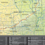 Rides of a Lifetime Route 66 Wall Map
