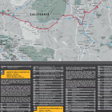 Rides of a Lifetime Route 66 Wall Map
