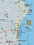 RRMB01 - Rally Run Road Trip Map - Myrtle Beach - MAD Maps