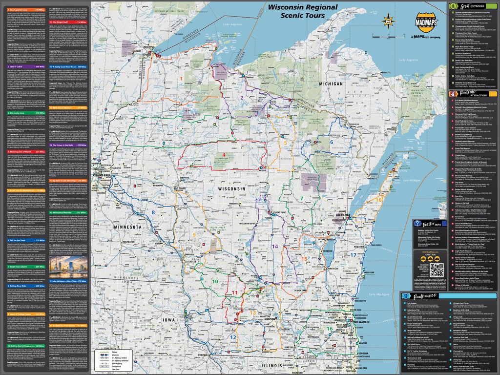Northern Wi Map Tourist map of northern wisconsin 60 photos - Cheapbeachtravel.com