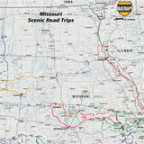 Missouri Scenic Road Trips Wall Map