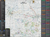 Missouri Scenic Road Trips Wall Map