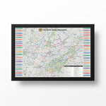 Wall Map - Smoky Mountains - MAD Maps