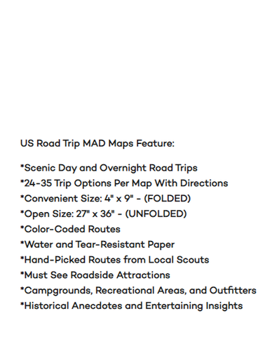 MAD Maps - USRT130 - Scenic Road Trips Map of Louisiana and Mississippi –  MAD MAPS